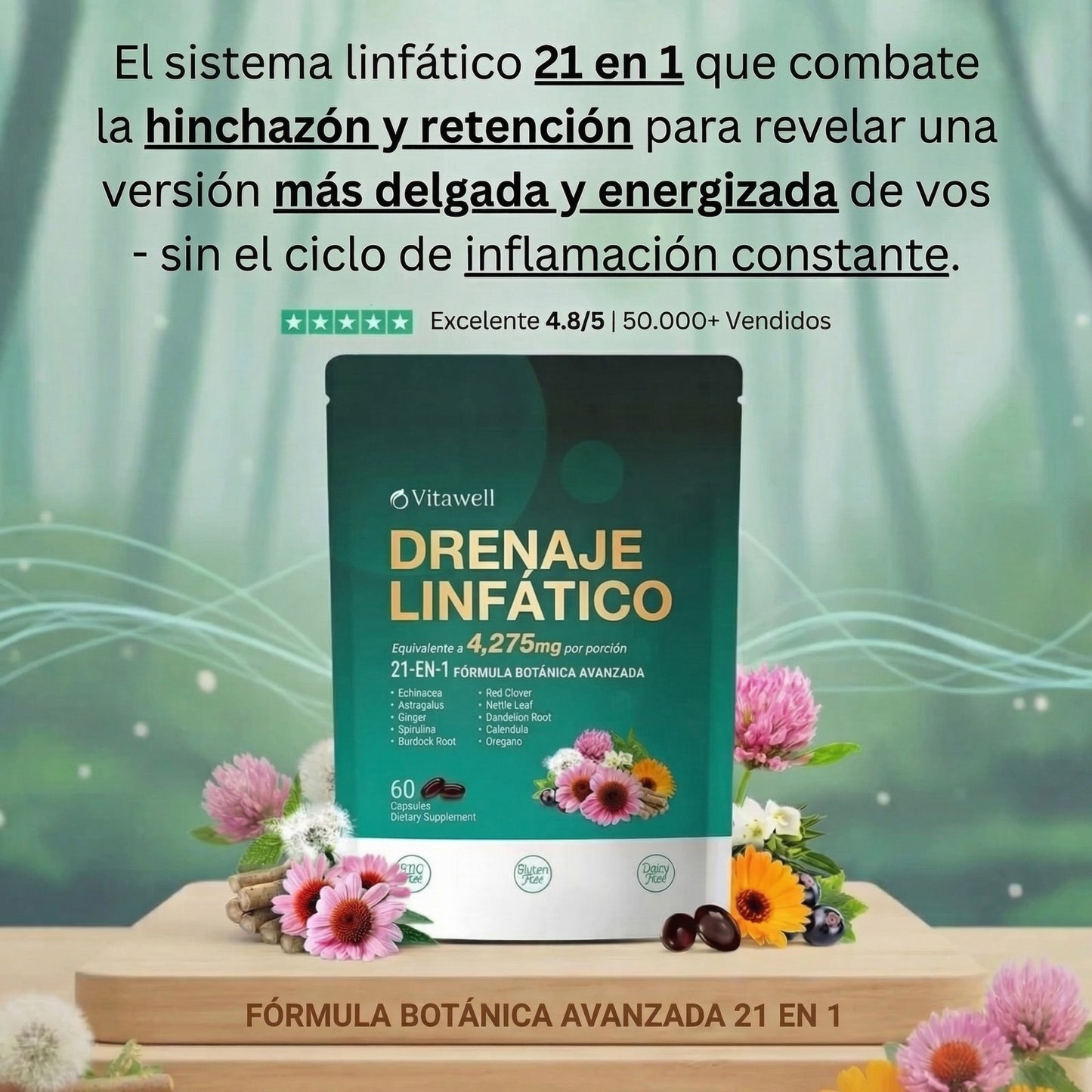 Complejo de Drenaje Linfático 21 en 1 - 4275 MG